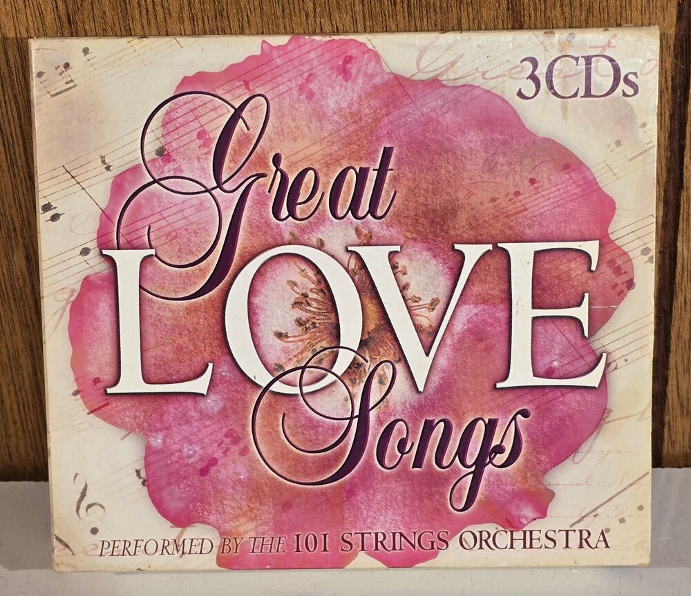 101 Strings Orchestra Great Love Songs 3 CD Box Set Instrumental